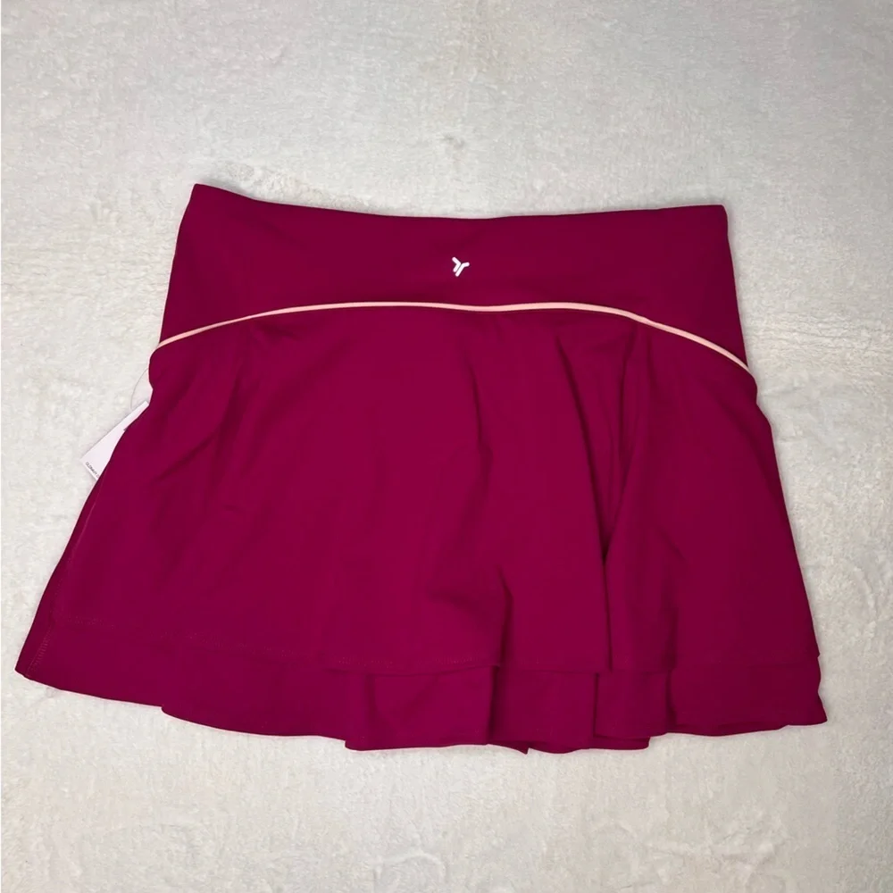 Old Navy High-Waisted PowerSoft Skort Size L NEW Magenta